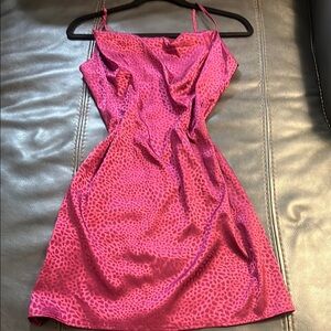 Sadie & Sage Fuchsia Leopard Mini Dress